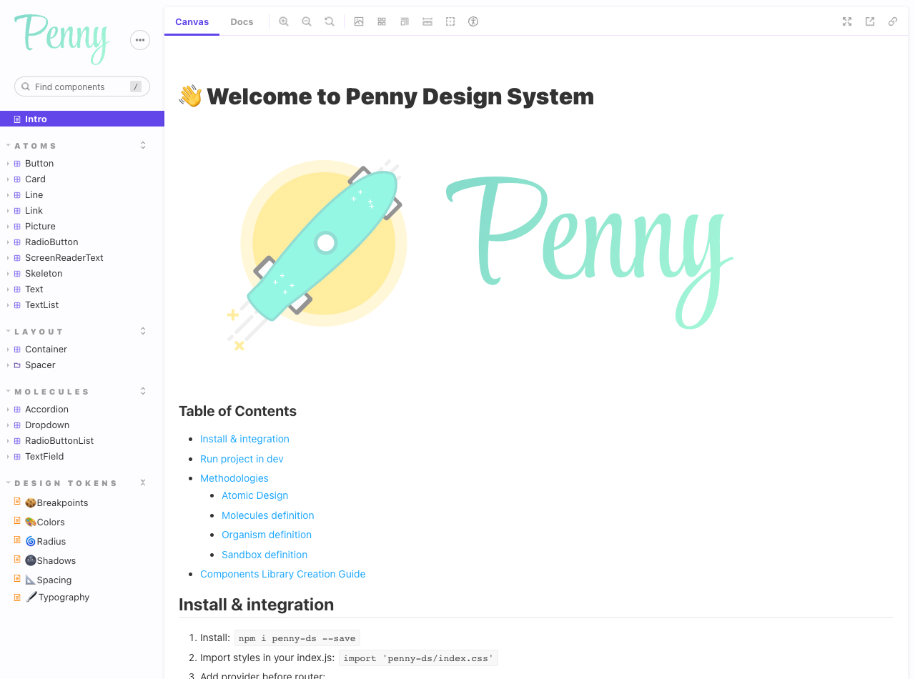Penny's website screenshot